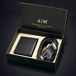 Young Men's Wallet Belt Gift Box