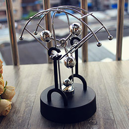 Electromagnetic perpetual motion pressure reducing ornament