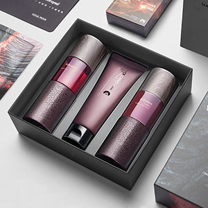 Men's cleansing and skin care set gift box