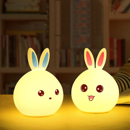 Cute bunny romantic night light