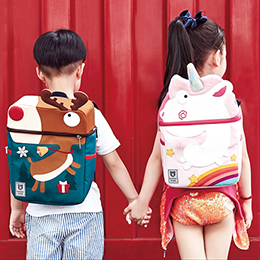 Korean Cup Bear Children's Schoolbag