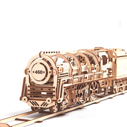 Ugears wooden mechanical assembly model