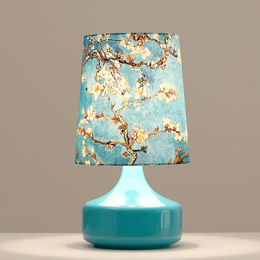 Nordic retro print table lamp