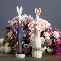 wedding couple rabbit pair