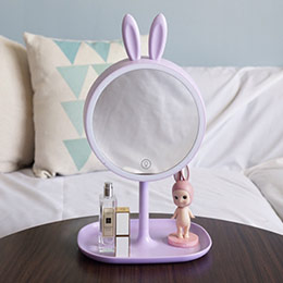 Multifunctional makeup mirror with makeup light