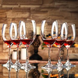 Bordeaux red wine glass set