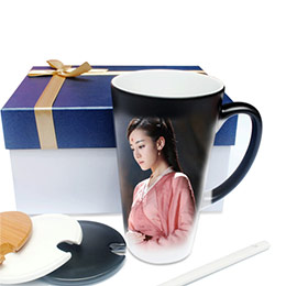 Customized photo color changing couple mug