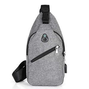 Men's casual canvas shoulder bag