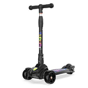 Children's foldable three-wheel scooter