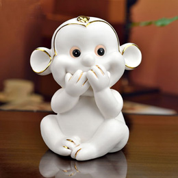 Cute three monkeys decorative ornaments