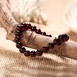 Natural Burgundy Garnet Bracelet