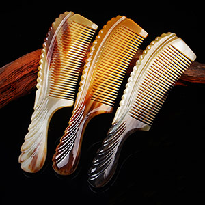 Tibetan yak horn comb
