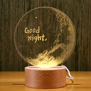 Creative 3D Moon Night Light