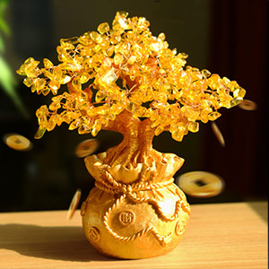 Citrine Fortune Tree Ornaments