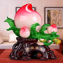 Good fortune and longevity peach ornaments