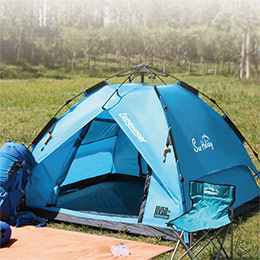 Outdoor 2-4 person hydraulic automatic tent