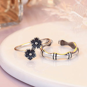 Childhood sweetheart couple ring