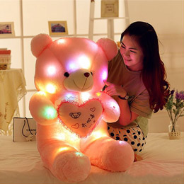 Creative luminous teddy bear doll