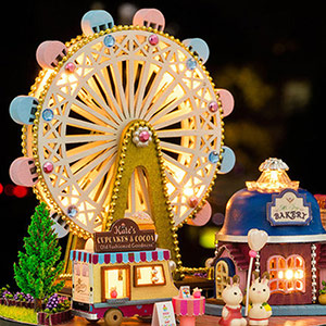 Fröhliches Riesenrad-DIY-Haus