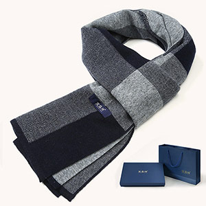 Boys wool scarf gift box