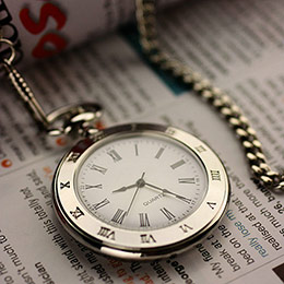 Roman numeral vintage pocket watch