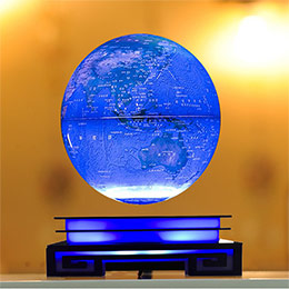 Magnetic levitation globe ornaments