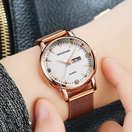 Winos ultra-thin quartz women's watch