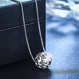 Hollow Love Bead Pendant