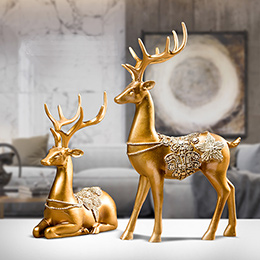 European style elk craft ornaments