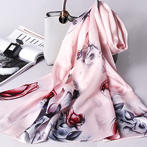 Hangzhou mulberry silk women's scarf