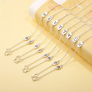 Chinese Zodiac Sterling Silver Bracelet