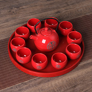 Double Happiness Wedding Tea Set