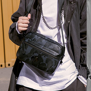 Men's camouflage shoulder bag