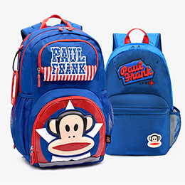 Cute monkey weight-reducing and spine-protecting schoolbag