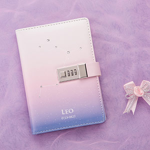 Zodiac Notepad with Lock
