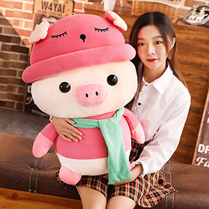 Cute pig plush doll