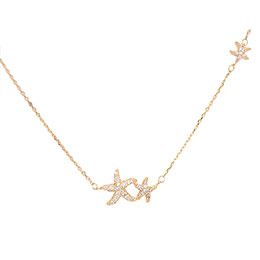 Starfish diamond necklace for girls