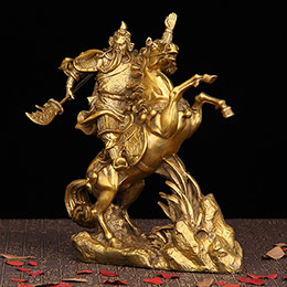 Pure copper Guan Gong ornaments