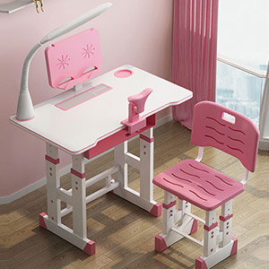 Children's study table and chair set