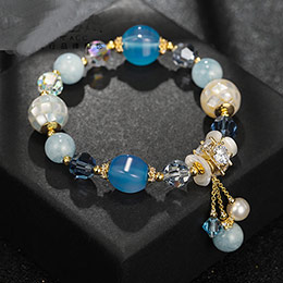 Blue Sea Crystal Bracelet