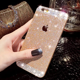 iPhone XS luxury full diamond mobile phone protective case
