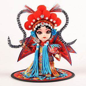 Beijing Tangrenfang Peking Opera puppets