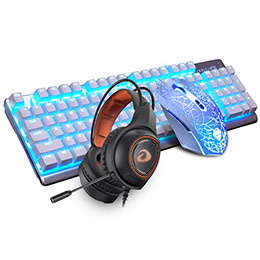 Colorful glare peripheral three-piece set