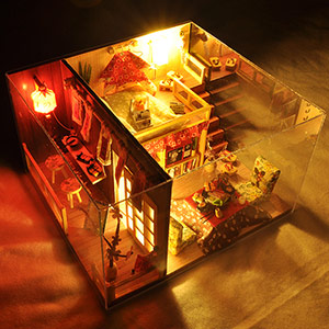 Kirschblüten-Loft im japanischen Stil – DIY-Cottage