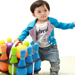 Children's bowling toy set sports toys