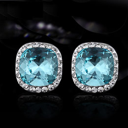Eternity Austrian Crystal Stud Earrings