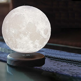 Magnetic levitation 3D moon lamp