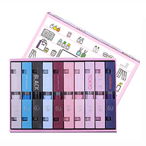 Women's perfume gift box of 10 pieces