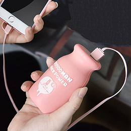 Bottle hand warmer power bank