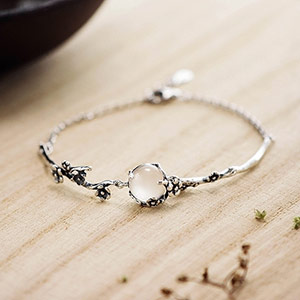 Moon Shadow Plum Bracelet